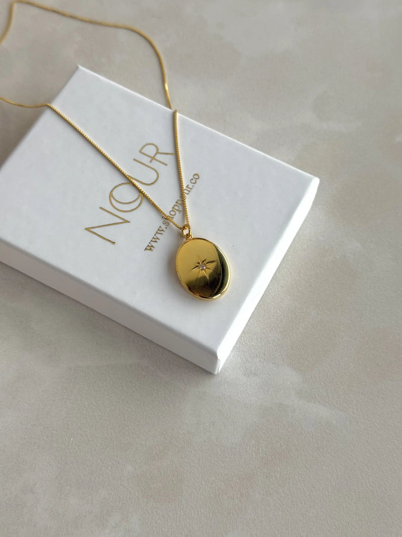 925 Sterling Silver | Star Photo Locket
