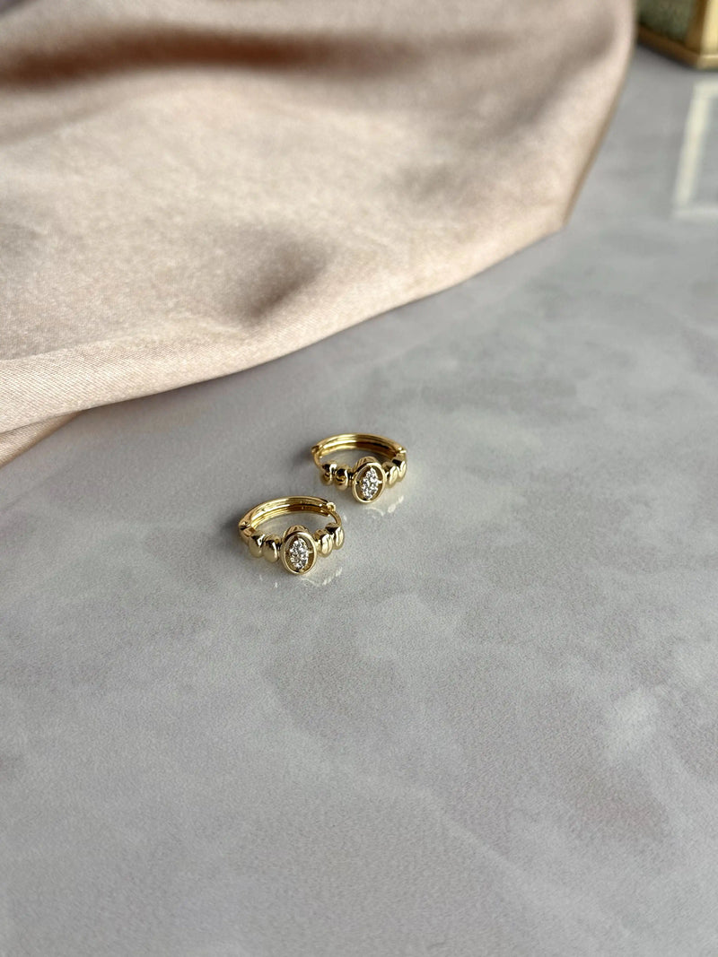 No. 15 Earrings 14K Series