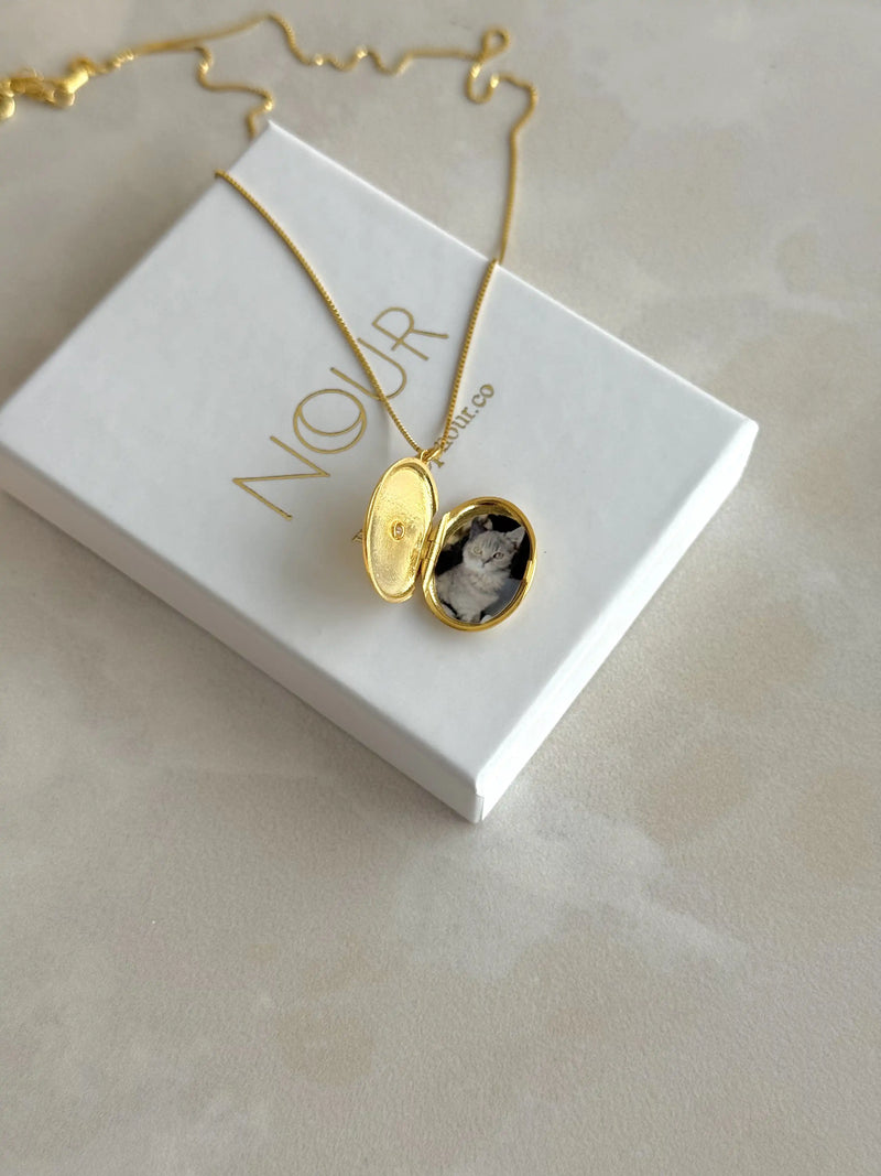 925 Sterling Silver | Star Photo Locket