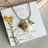 November Birth Month Zodiac Locket Necklace