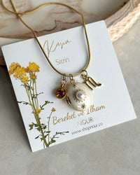 November Birth Month Zodiac Locket Necklace - thumbnail 1