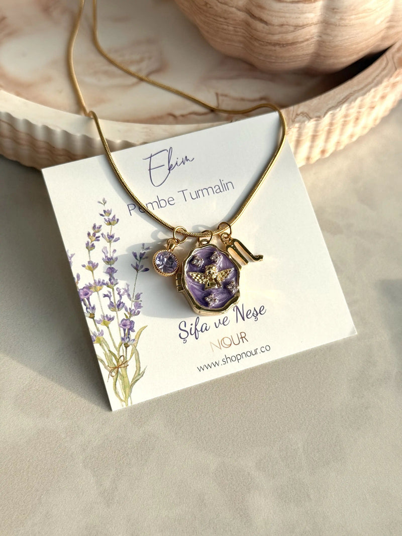 October Scorpio Birth Month Zodiac Locket