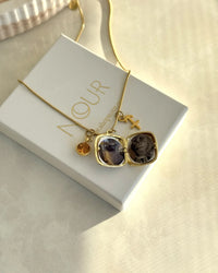 November Sagittarius Birth Month Zodiac Locket - thumbnail 3