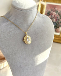 Baguette Stone Locket - thumbnail 3
