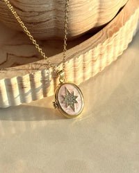 Pink North Star Locket - thumbnail 1