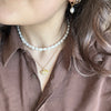 Pearl Necklace and Earring Set