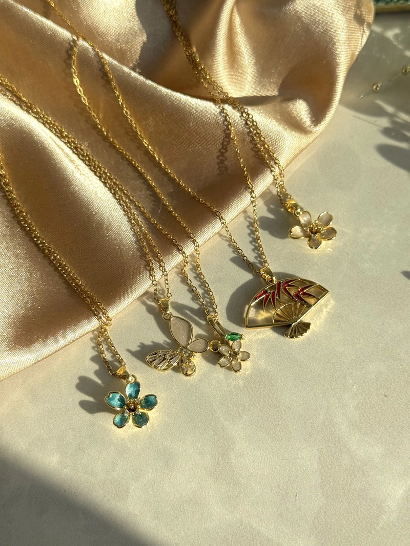 Mother-of-Pearl Butterfly Necklace