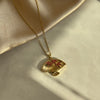 Red Fan Necklace