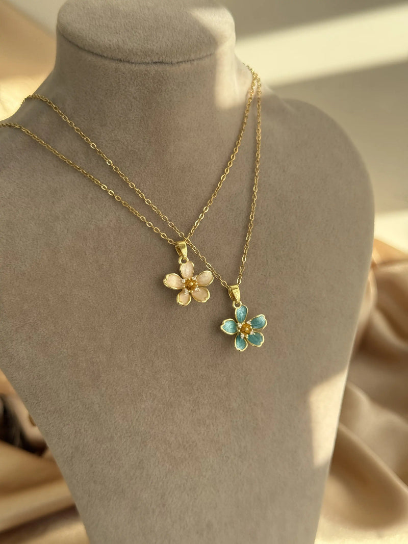 Mini Lotus Flower Necklace