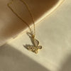 Mother-of-Pearl Butterfly Necklace