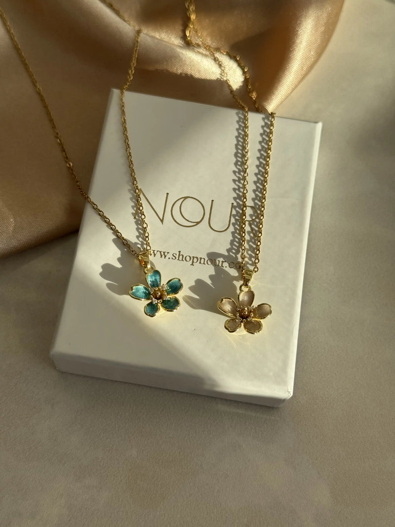 Mini Lotus Flower Necklace
