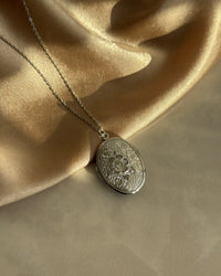 Silver Patterned Medallion - thumbnail 2