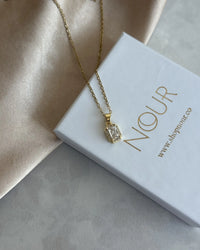Baguette Stone Necklace - thumbnail 1
