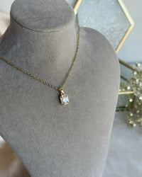 Baguette Stone Necklace - thumbnail 2