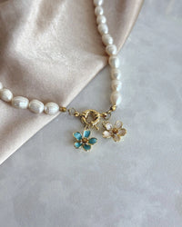Lotus Flower Pearl Necklace - thumbnail 4