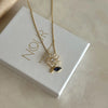Sapphire Daisy Necklace