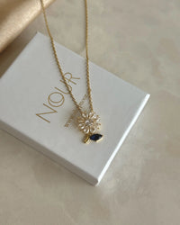 Sapphire Daisy Necklace - thumbnail 1