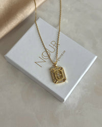 Vintage Square Necklace - thumbnail 1