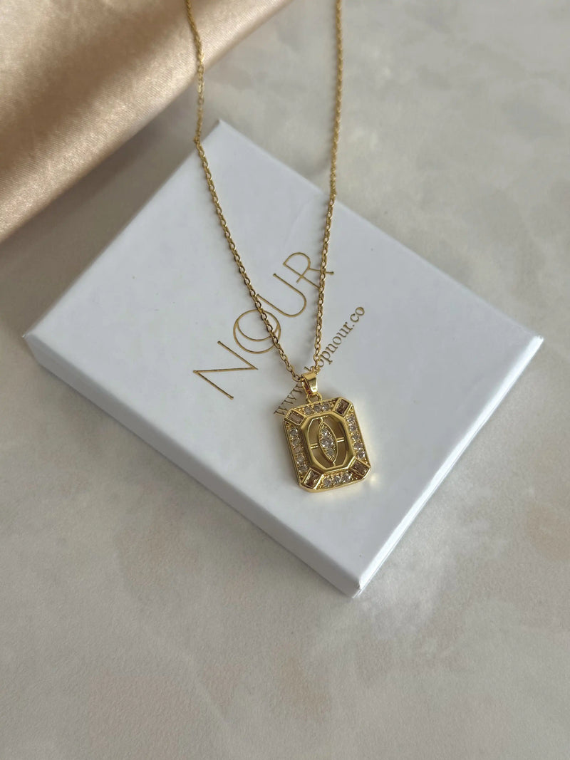 Vintage Square Necklace