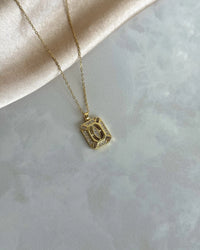 Vintage Square Necklace - thumbnail 3