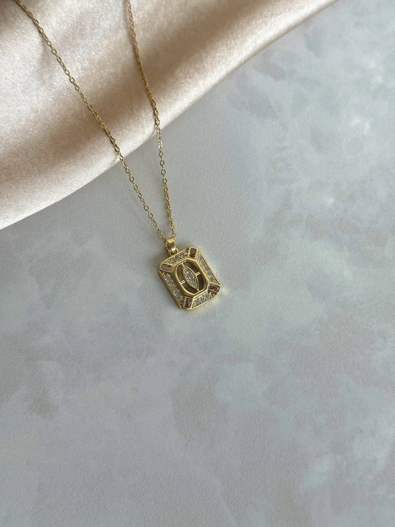Vintage Square Necklace