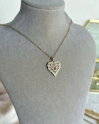 Vintage Heart Necklace - thumbnail 3