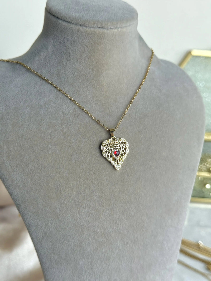 Vintage Heart Necklace