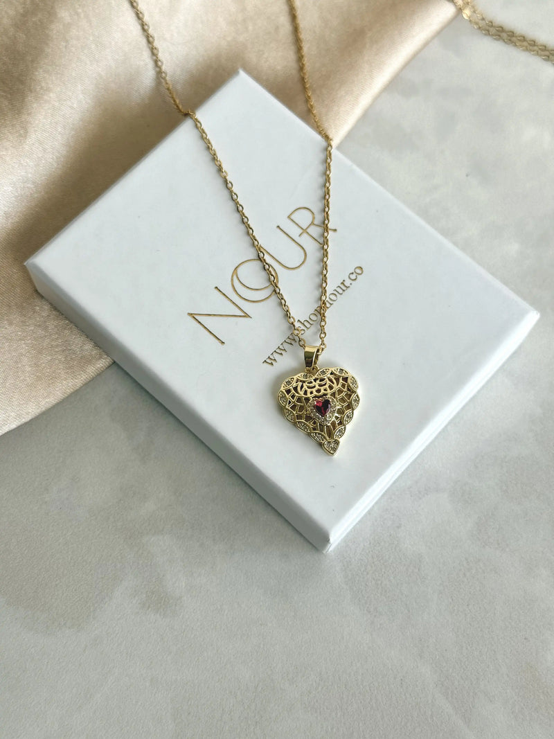Vintage Heart Necklace