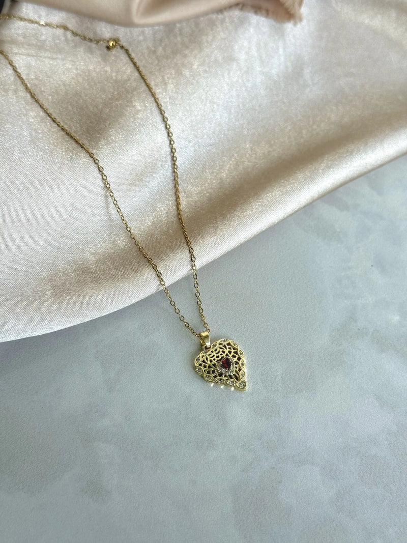 Vintage Heart Necklace