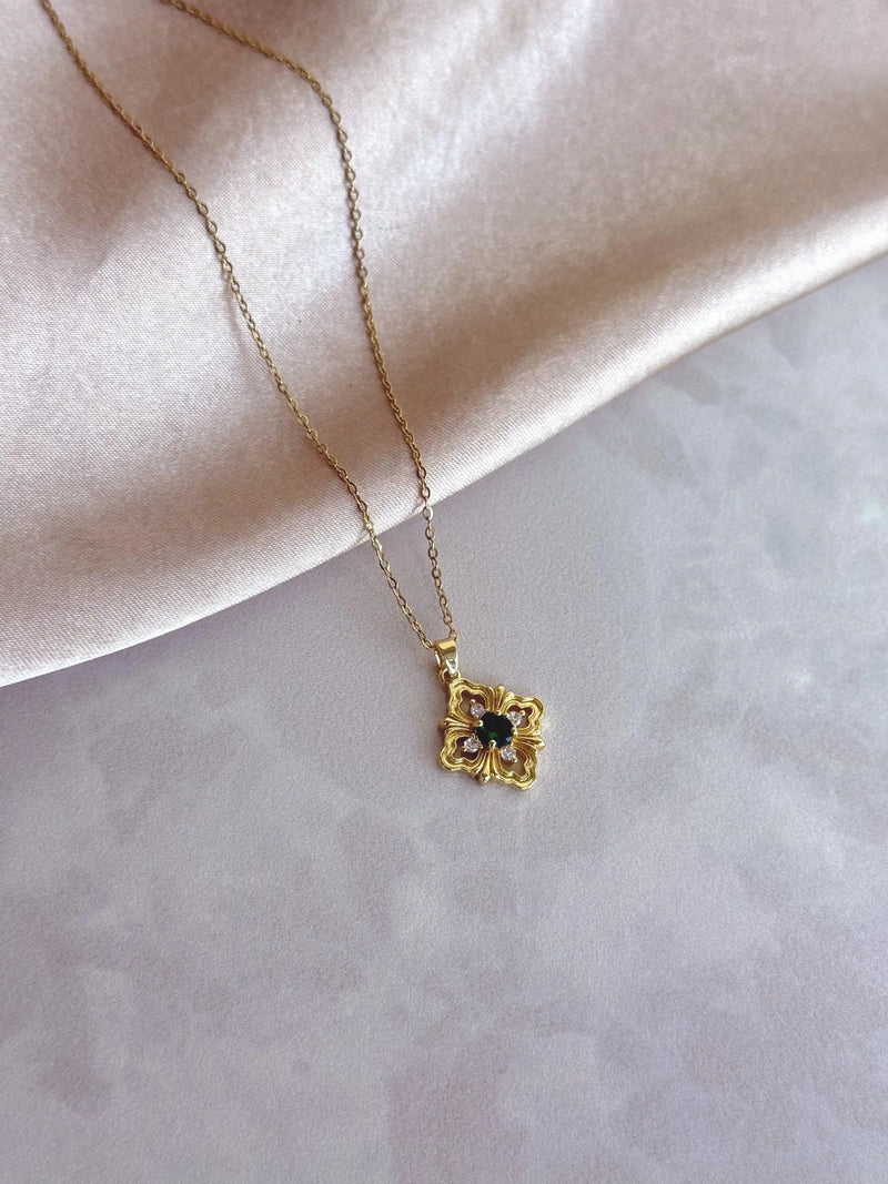 Emerald Star Necklace