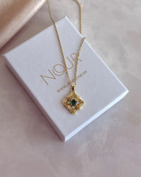 Emerald Star Necklace - thumbnail 2