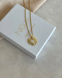 Mother-of-Pearl Heart Necklace - thumbnail 1