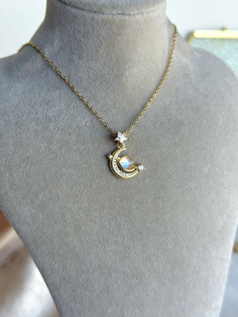 Opal Planet Necklace