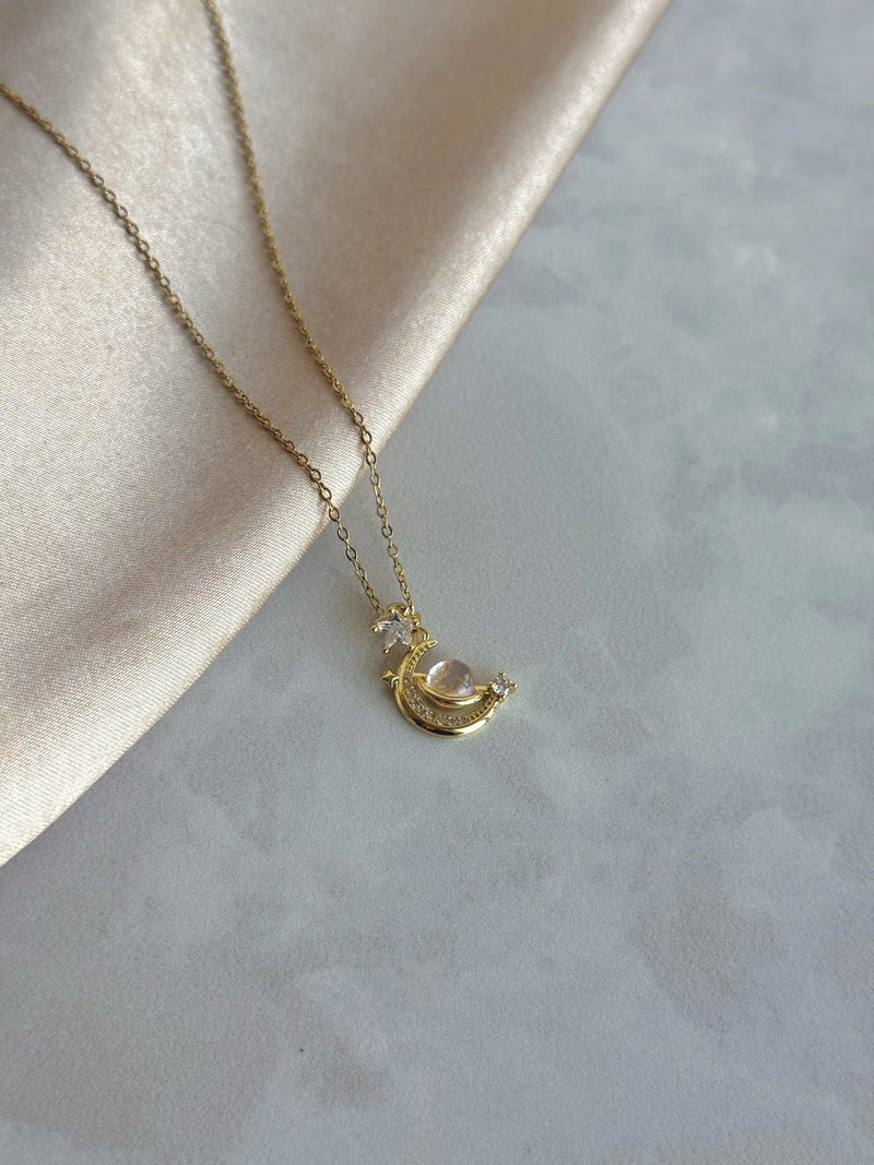 Opal Planet Necklace