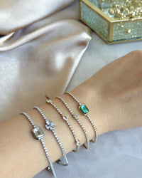 Steel Heart Tennis Bracelet - thumbnail 3