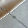 Steel Silver Clover Tennis Bracelet