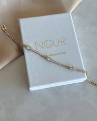Steel Oval Tennis Bracelet - thumbnail 1