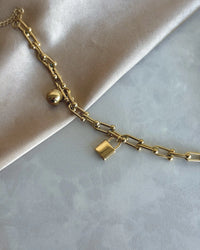 Steel Lock Trend Bracelet - thumbnail 2