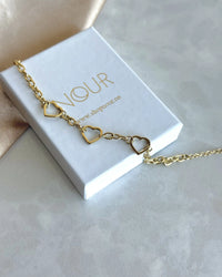 Steel Tiny Heart Bracelet - thumbnail 1