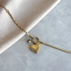 Steel Heart Evil Eye Bracelet