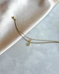 Steel Double Clover Bracelet - thumbnail 2