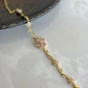 Pink Flower Bracelet Bella Series