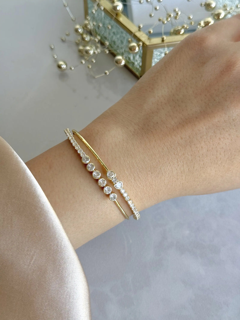 Bella Series Double Bracelet with Stones
