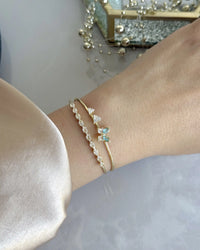 Blue Butterfly Double Bracelet Bella Series - thumbnail 2