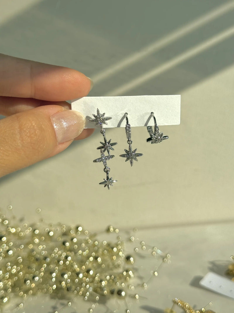 Set of 4 Earrings, 14 Karat Series