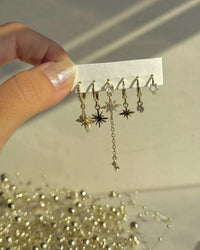 Set of 5 Earrings, 14K Series - thumbnail 1
