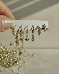 Set of 6 Earrings, 14K Series - thumbnail 1