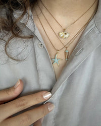 Blue Starfish Necklace - thumbnail 5