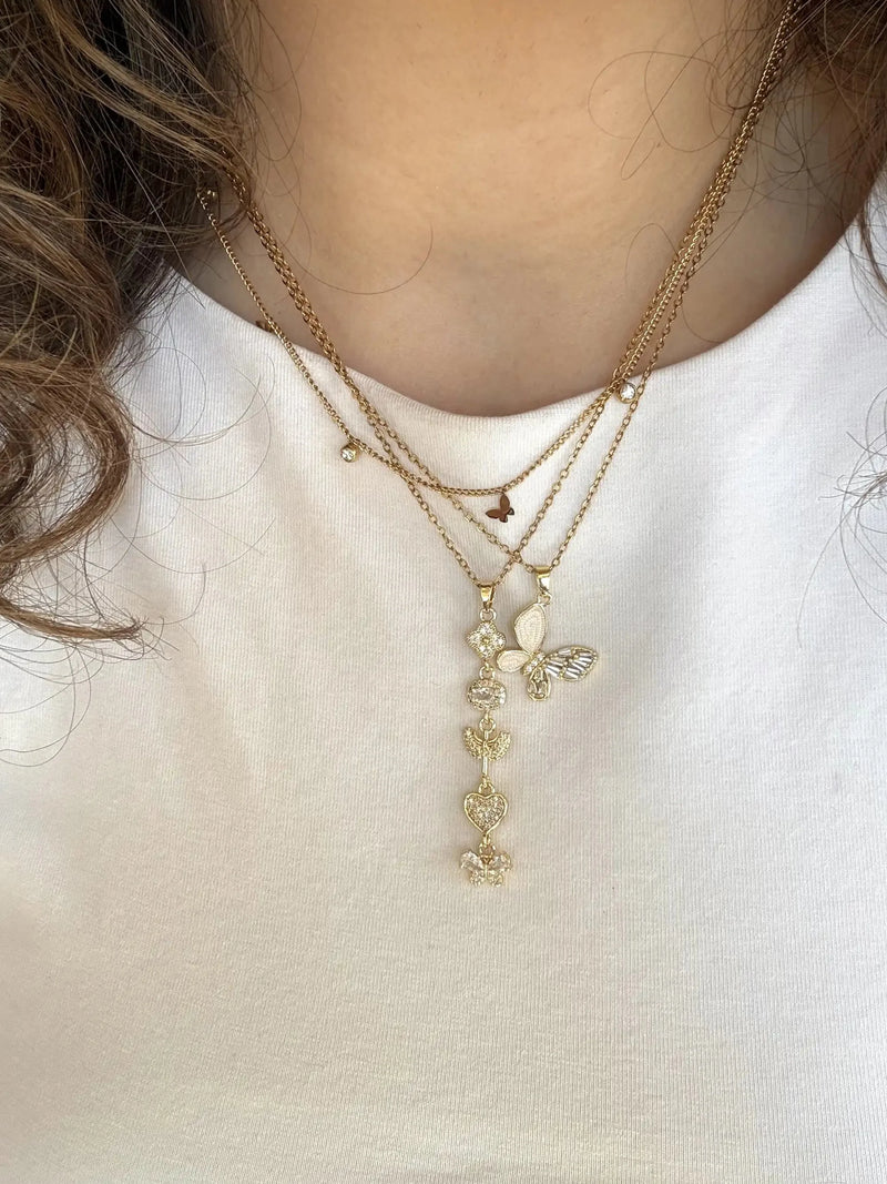 Butterfly Necklace Set