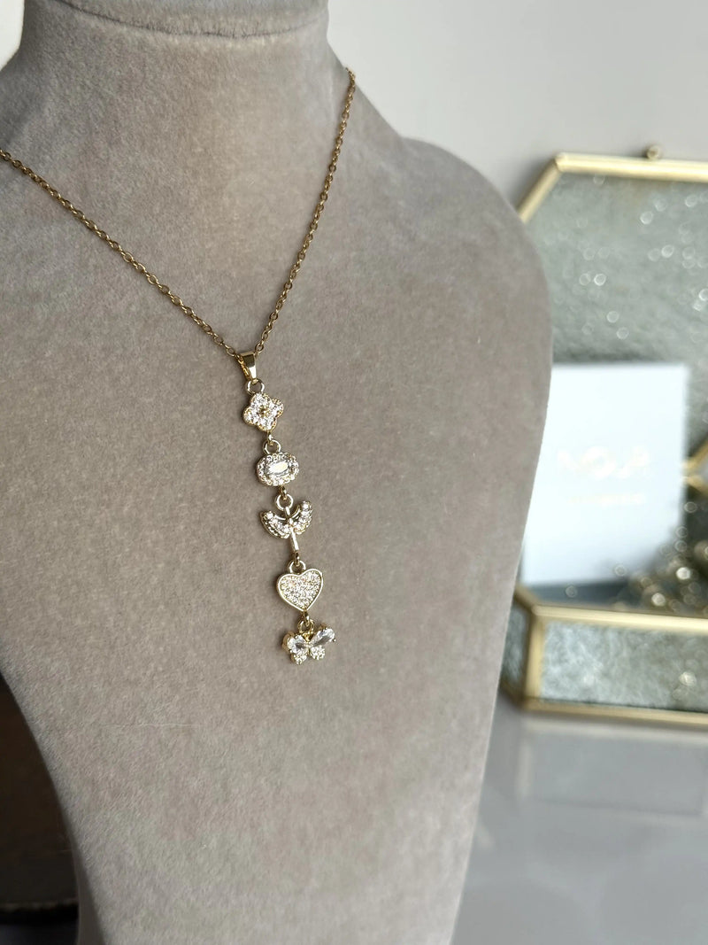 Butterfly Y Necklace